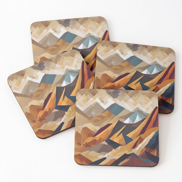 Item preview, Hajar Mountains Abstract designed and sold by colorvisionart.