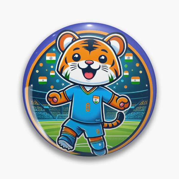 Item preview, India Football Tiger designed and sold by FunnehGacha.