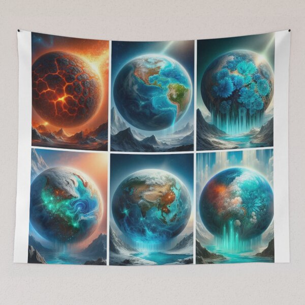 Aperçu de l'œuvre Evolution de la planète créée et vendue par sublidesign.