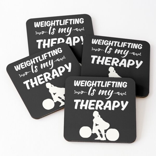 Item preview, Weightlifting is my therapy, funny weightlifter, weightlifting or gym mom designed and sold by NBSStore.