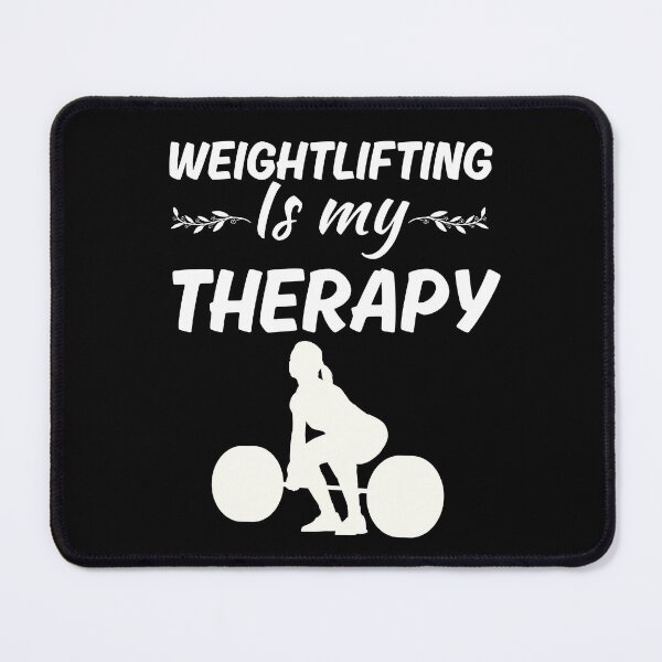 Item preview, Weightlifting is my therapy, funny weightlifter, weightlifting or gym mom designed and sold by NBSStore.