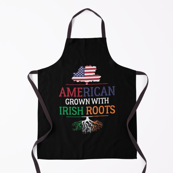 Item preview, American Grown Irish Roots St patricks day Ireland american Flag designed and sold by Be Cool (5.0) ⭐⭐⭐⭐⭐.