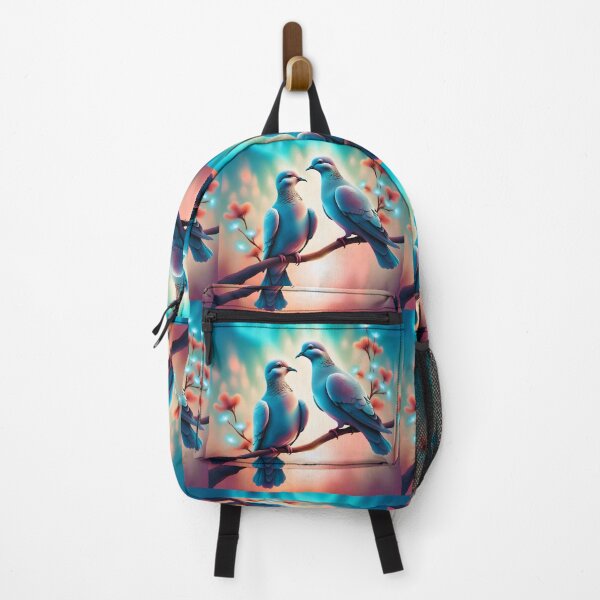 Item preview, ST Valentine series, two blue doves on a branch designed and sold by janjacbu.