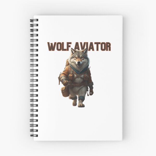 Item preview, "Wolf Aviator: Soar in Style! ?✈️ designed and sold by Lahate.