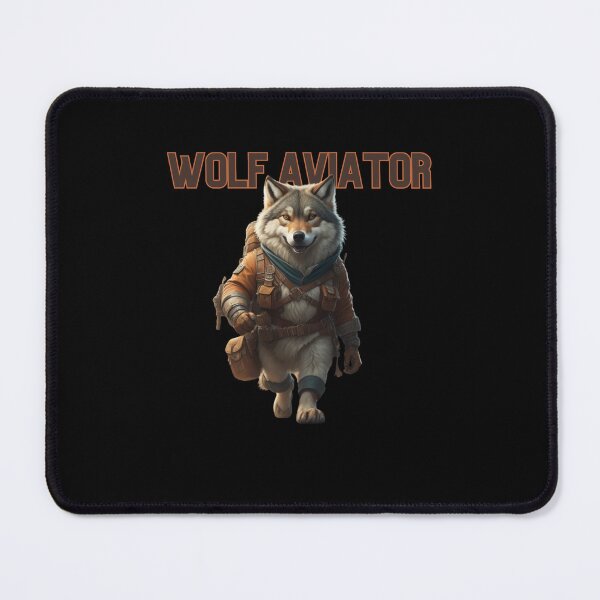 Item preview, "Wolf Aviator: Soar in Style! ?✈️ designed and sold by Lahate.