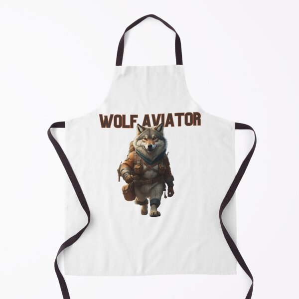 Item preview, "Wolf Aviator: Soar in Style! ?✈️ designed and sold by Lahate.