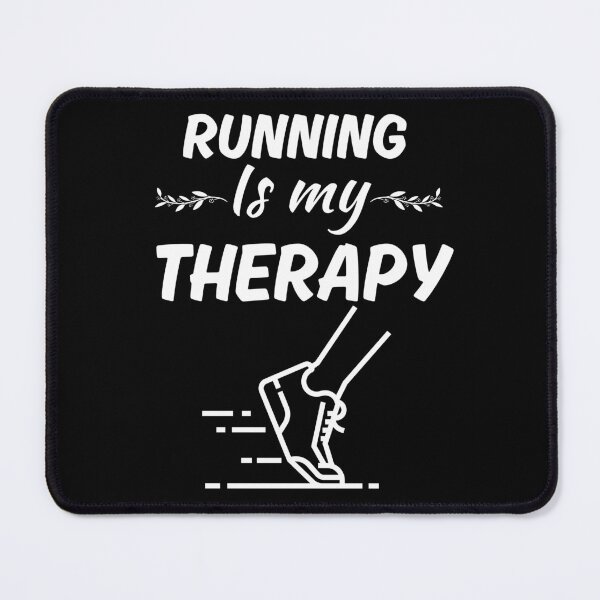 Item preview, Running is my therapy, funny running hobby or lifestyle athlete enthusiast designed and sold by NBSStore.