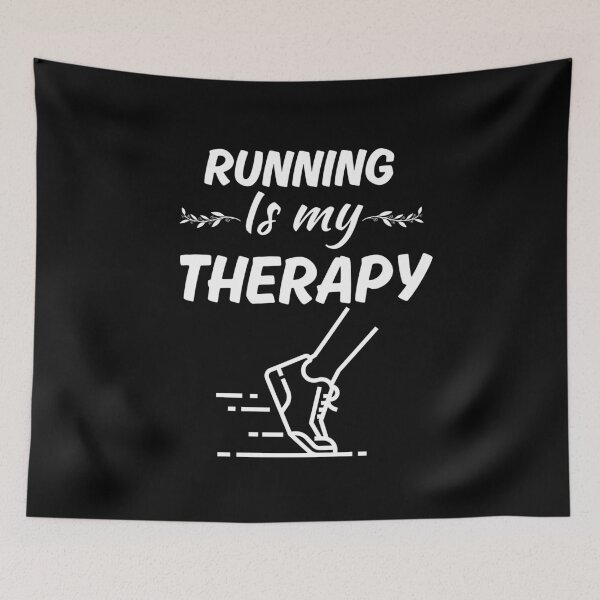 Item preview, Running is my therapy, funny running hobby or lifestyle athlete enthusiast designed and sold by NBSStore.