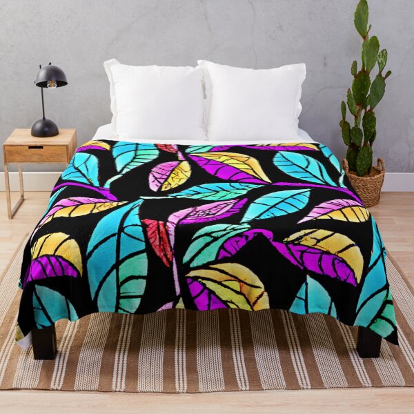 Item preview, Chroma Leaf Luminance Neon Pattern designed and sold by Health And Fitness Posts e-Store.