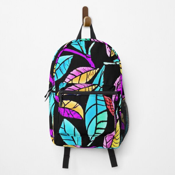 Item preview, Chroma Leaf Luminance Neon Pattern designed and sold by Health And Fitness Posts e-Store.