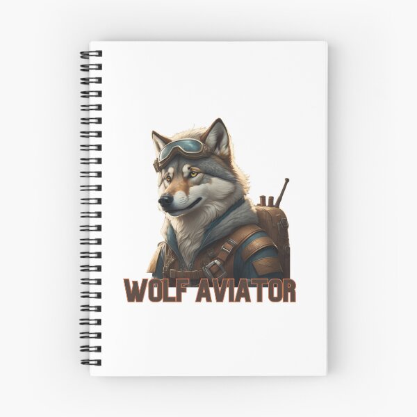 Item preview, "Wolf Aviator: Soar in Style! ?✈️ designed and sold by Lahate.