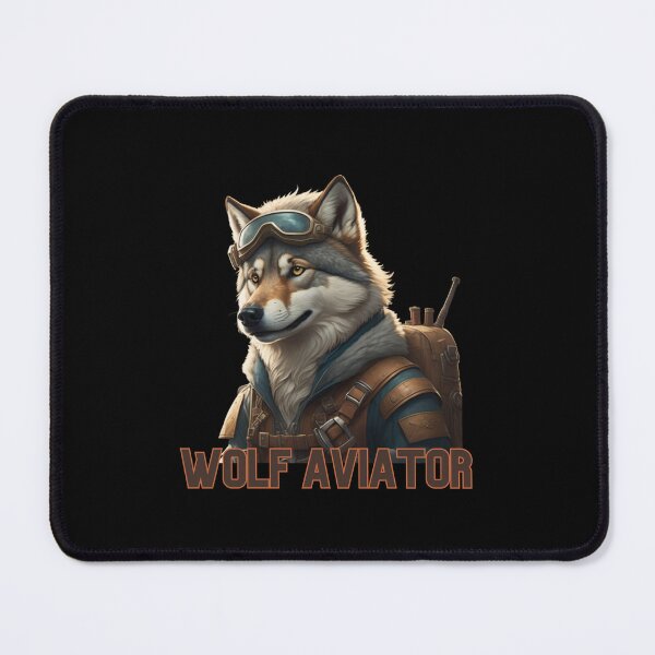 Item preview, "Wolf Aviator: Soar in Style! ?✈️ designed and sold by Lahate.