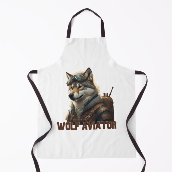 Item preview, "Wolf Aviator: Soar in Style! ?✈️ designed and sold by Lahate.