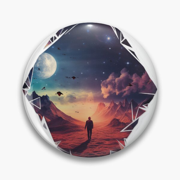 Item preview, "Fragmented Dreams": Broken shards of surreal imagery suspended in space, symbolizing the fragmented nature of dreams and imagination. designed and sold by LittleOF Arty.