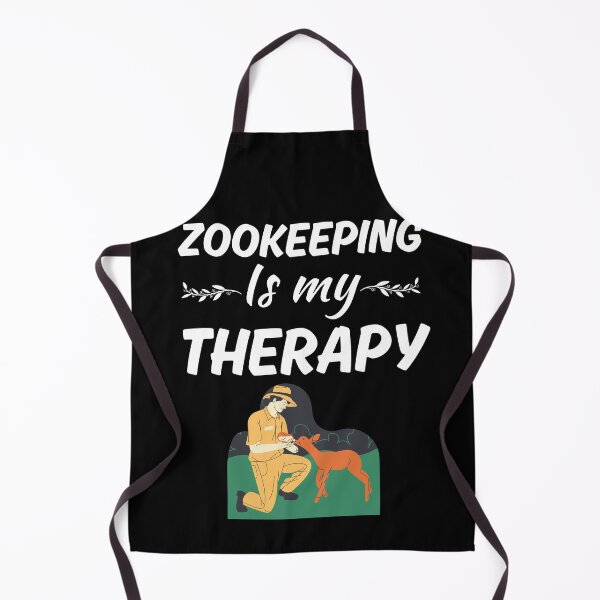 Item preview, Zookeeping is my therapy, future animal zoo keeper or the zoo girl, zoo worker designed and sold by NBSStore.