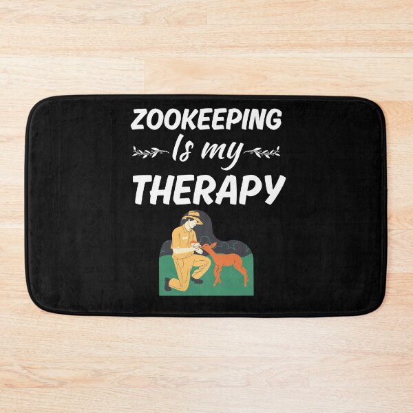 Item preview, Zookeeping is my therapy, future animal zoo keeper or the zoo girl, zoo worker designed and sold by NBSStore.