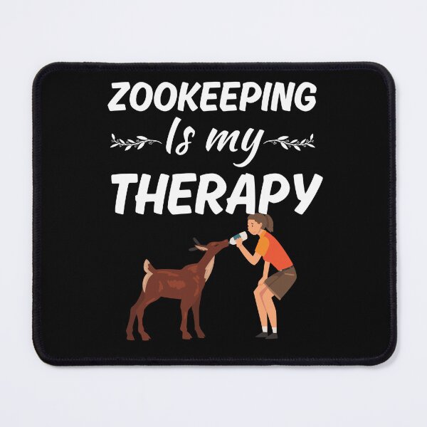 Item preview, Zookeeping is my therapy, future animal zoo keeper or the zoo girl, zoo worker designed and sold by NBSStore.
