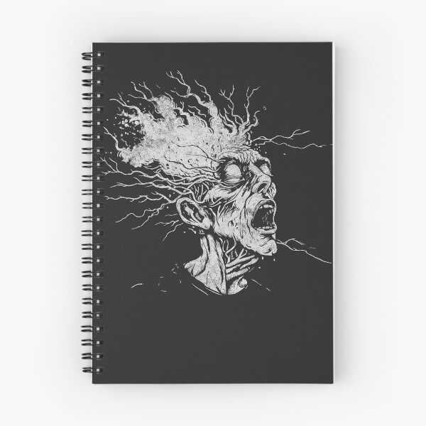 Item preview, Neuro Storm - Cosmic Scream Abstract Art designed and sold by Sir Meow Meow.
