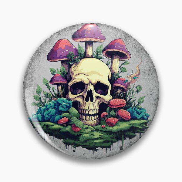 Artikelvorschau, Schädel in Toadstool City entworfen und verkauft von CeeLeeGifts.