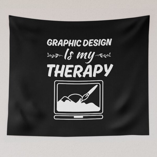 Item preview, Graphic design is my therapy, funny graphic designer profession or occupation freelancer lover designed and sold by NBSStore.