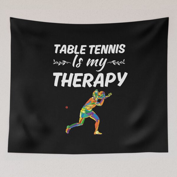 Item preview, Table tennis is my therapy, funny table tennis sport or ping pong hobby fans saying lovers designed and sold by NBSStore.