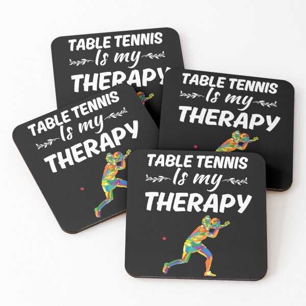 Item preview, Table tennis is my therapy, funny table tennis sport or ping pong hobby fans saying lovers designed and sold by NBSStore.