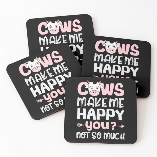 Item preview, Funny Cow Farmer Quote | Cows Make Me Happy You Not So Much designed and sold by tmerchtrends.