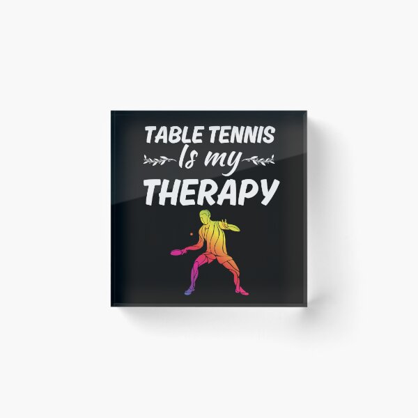 Item preview, Table tennis is my therapy, funny table tennis sport or ping pong hobby fans saying lovers designed and sold by NBSStore.