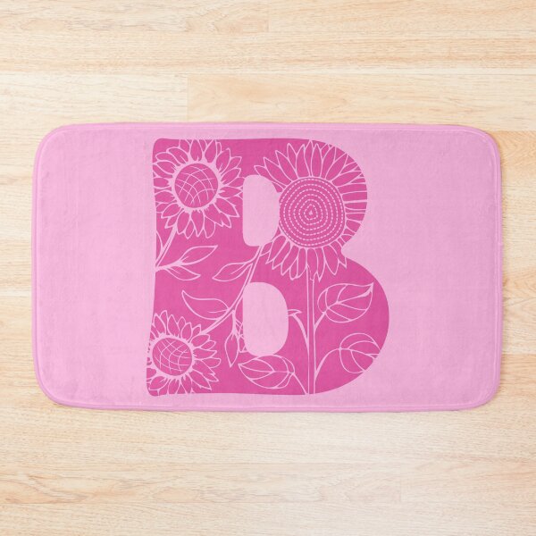 Item preview, Stylized capital letter B initial design and sunflowers designed and sold by CutieBlue.