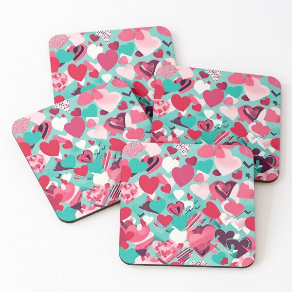 Item preview, Little Love Hearts 80s Retro Chic Confetti Amor designed and sold by Kayley  |  QuintaDaColherArtes.