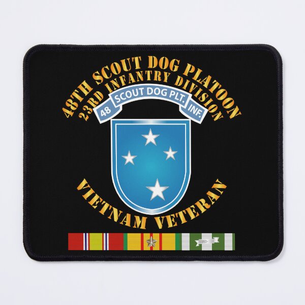 Item preview, Army - 48th Inf Scout Dog Plt Tab w 23rd ID SSI w VN SVC designed and sold by Military Insignia Products.