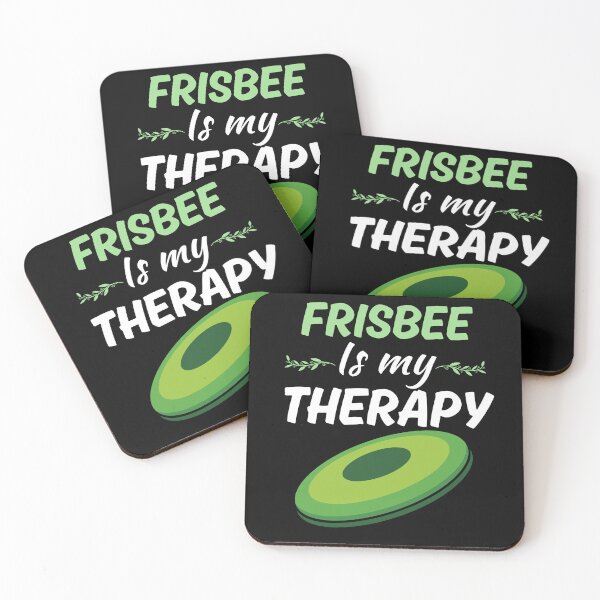 Item preview, Frisbee is my therapy, funny ultimate frisbee sport game fan lover quotes designed and sold by NBSStore.