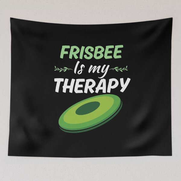 Item preview, Frisbee is my therapy, funny ultimate frisbee sport game fan lover quotes designed and sold by NBSStore.