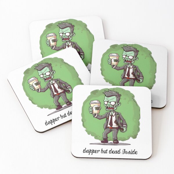 Item preview, Funny Zombie graphic with coffee designed and sold by earlgreysshoppe.