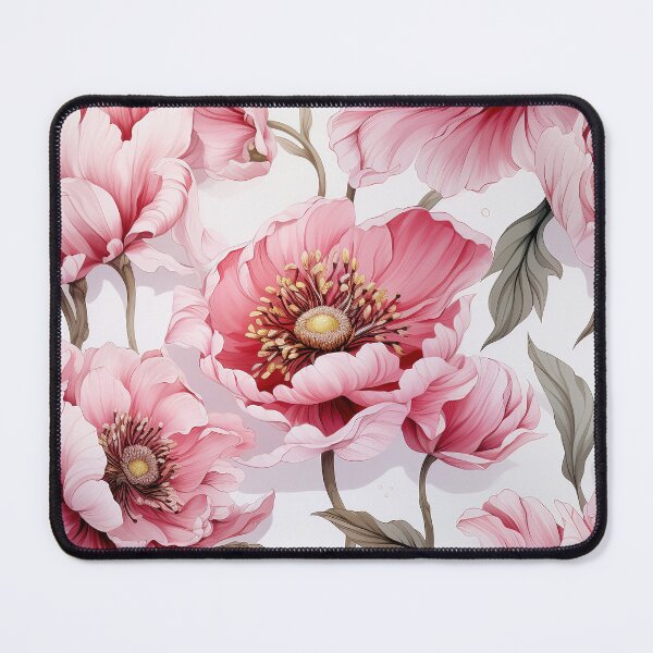 Item preview, Peony Tile 14: Ruffled Symphony in Blush and Blossom, Rose-Kissed Dreams on Leafy Thrones designed and sold by TheBrainArt.