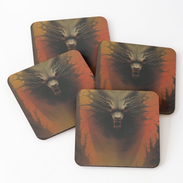 Item preview, Demonic Wolf designed and sold by MatrixTattoo.
