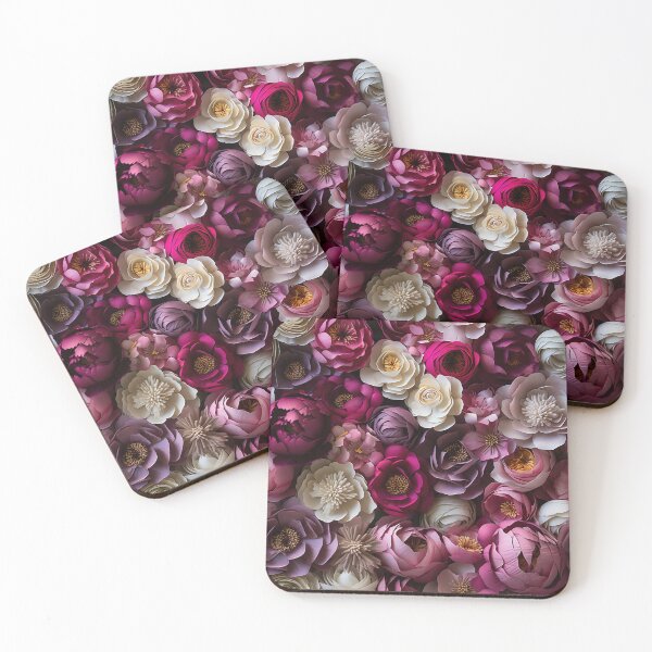Item preview, Peony Tile 17: Ruffled Symphony in Blush and Blossom, Rose-Kissed Dreams on Leafy Thrones designed and sold by TheBrainArt.