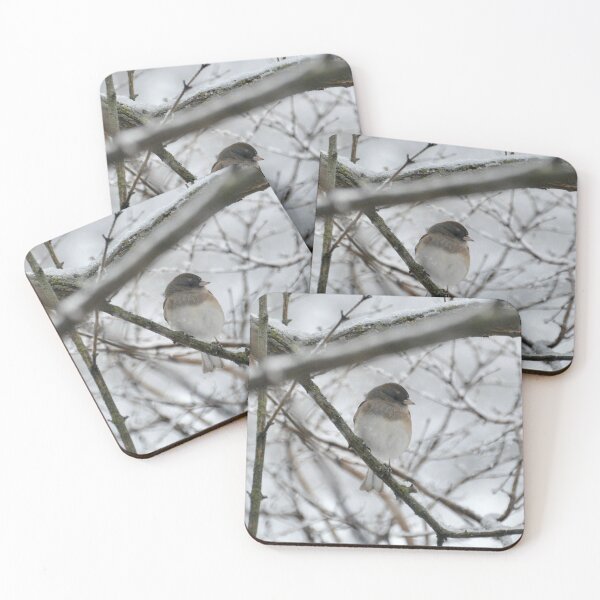 Item preview, Junco in the Snow designed and sold by lisapicklepizza.