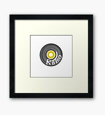 RETRO RECORD Framed Print