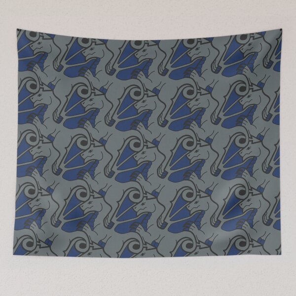 Item preview, Margold Family Blue and Gray Tessellated Dragon designed and sold by Vazdimet.