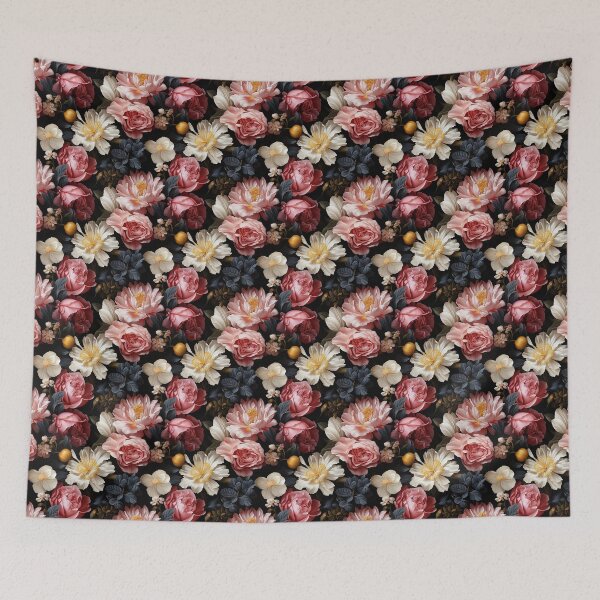 Item preview, Peony Tile 18: Ruffled Symphony in Blush and Blossom, Rose-Kissed Dreams on Leafy Thrones designed and sold by TheBrainArt.