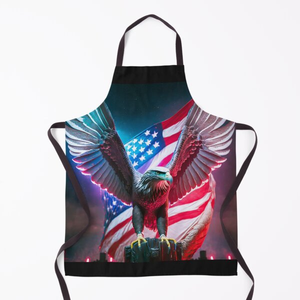 Item preview, Eagle with outstretched wings holding the USA flag designed and sold by SebSun.