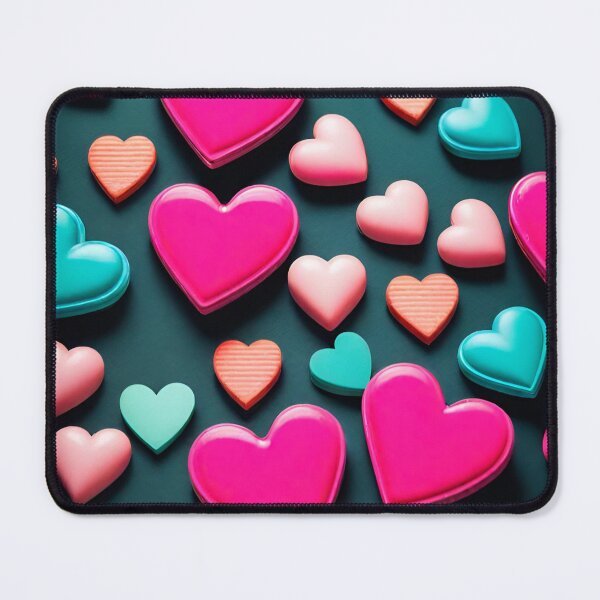 Item preview, 3D Little Love Hearts 80s Retro Chic Amor designed and sold by Kayley  |  QuintaDaColherArtes.