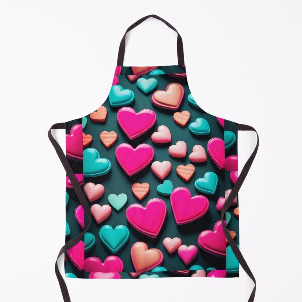 Item preview, 3D Little Love Hearts 80s Retro Chic Amor designed and sold by Kayley | QuintaDaColherArtes.