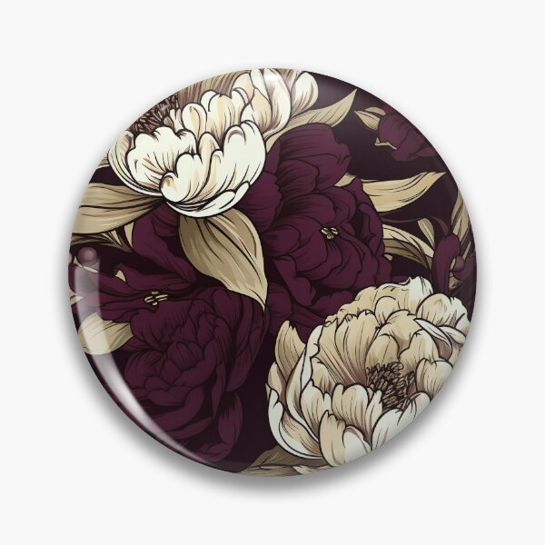 Item preview, Peony Tile 20: Ruffled Symphony in Blush and Blossom, Rose-Kissed Dreams on Leafy Thrones designed and sold by TheBrainArt.