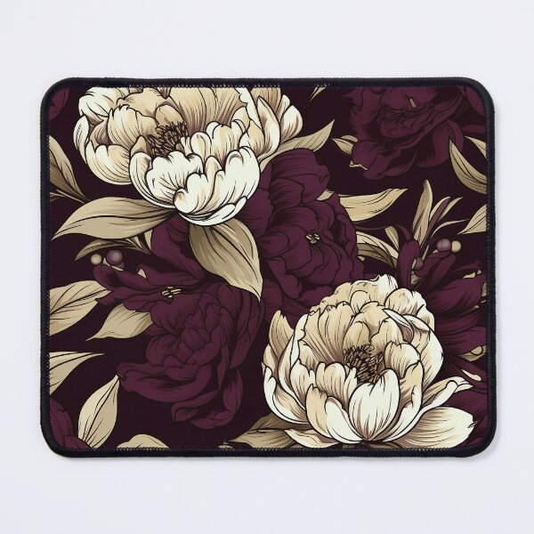 Item preview, Peony Tile 20: Ruffled Symphony in Blush and Blossom, Rose-Kissed Dreams on Leafy Thrones designed and sold by TheBrainArt.