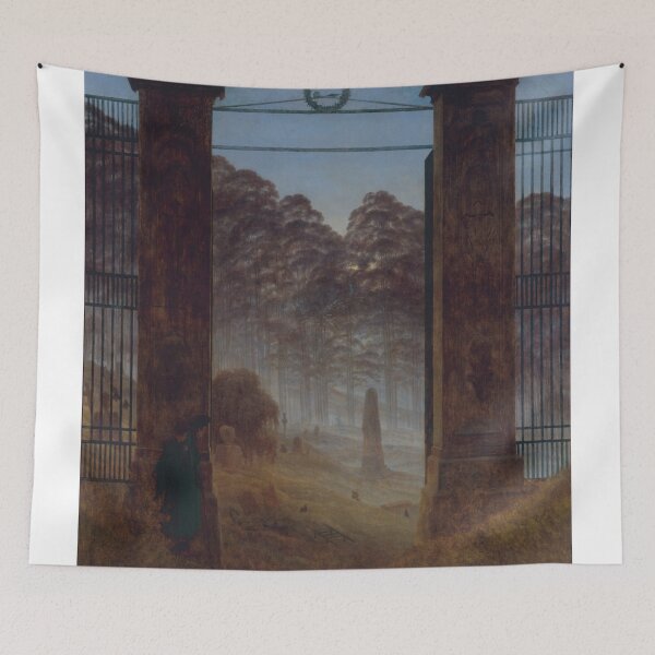 Item preview, The Cemetery Entrance - 1825 - Caspar David Friedrich designed and sold by THASSON.