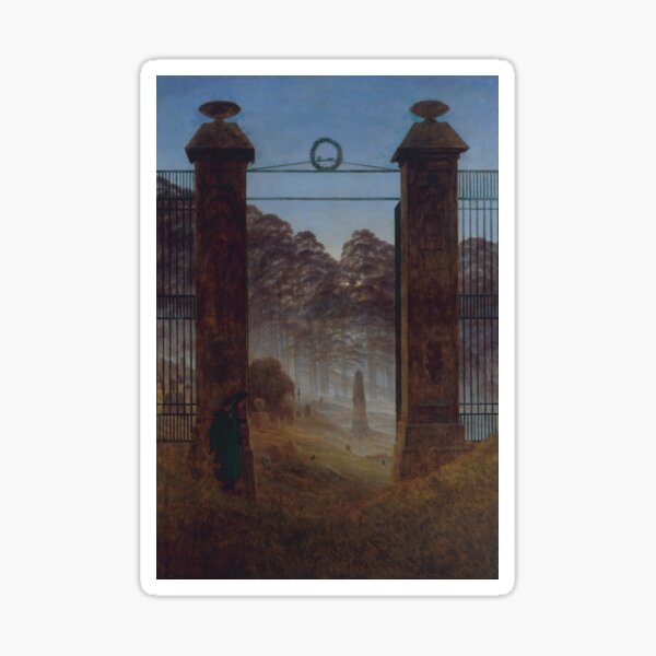 Artikel-Vorschau von Der Friedhofseingang – 1825 – Caspar David Friedrich, designt und verkauft von THASSON.