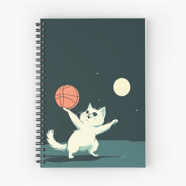 Item preview, Cute Kitten Plays Basketball designed and sold by randrdesign.