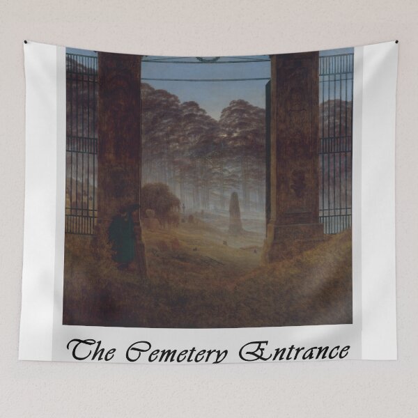 Item preview, The Cemetery Entrance - 1825 - Caspar David Friedrich designed and sold by THASSON.